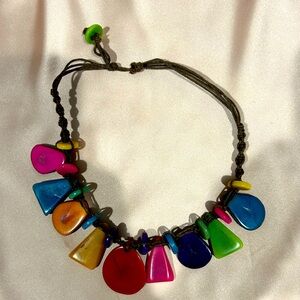 Hawaiian necklace , colorful and unique